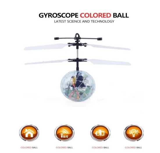 Flying RC Ball Flashing Light Aircraft Helicopter
