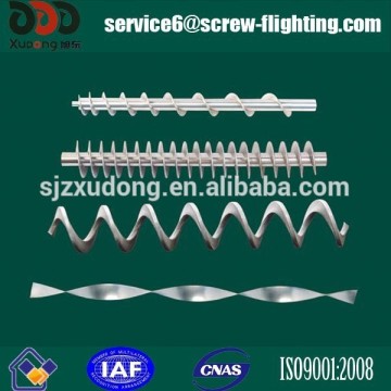 stainless steel continuous cold-rolled screw flighting for Transmission equipment