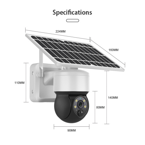 Ikhamera ye-GSM LTE 4G Solar Battery Camera