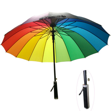 23" *16K Straight Umbrella with good quality, Rainbow Umbrella, gift umbrella