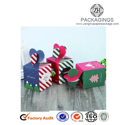 Christmas Eve gift apple packaging box foldable