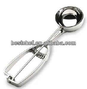 18-10 stainless steel round Heavy ice cream scoop