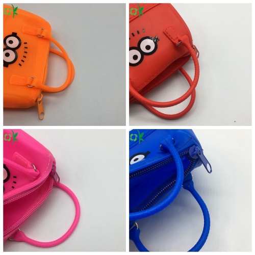 Mini sac à main en silicone porte-monnaie mignon de bande dessinée