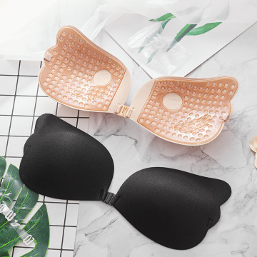 Bra Push-Up Silicone yang Boleh Dipusung: Strapless, Invisible, dengan penutup puting
