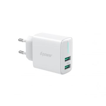 12W Portable High Quality Dual Wall Charger