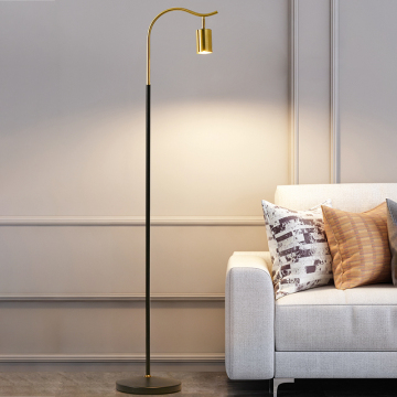 Noordse boog zwarte marmeren basis moderne vloerlampen