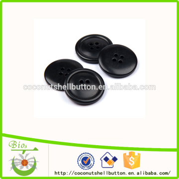 1" black garments accessories men's jacket buttons for garments