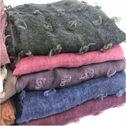 winter warm cotton large multifunction scarf