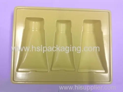 White Plastic Ps Flocking Tray Box For Face Cleaning Packaging 