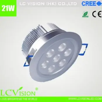 LED lighting / 21W CREE LED Down light / Dimming / Fixed / 850 lm