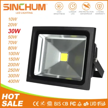 30w 3000 lumen cob aluminum ip65 led parking lot flood light outdoor