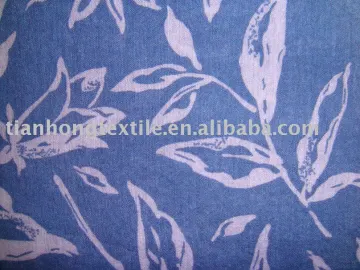 100% Cotton Crepe Printed Shirt Dress Fabric