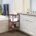 3-Tier Bathroom Utility Bamboo Storage Shelf Rack