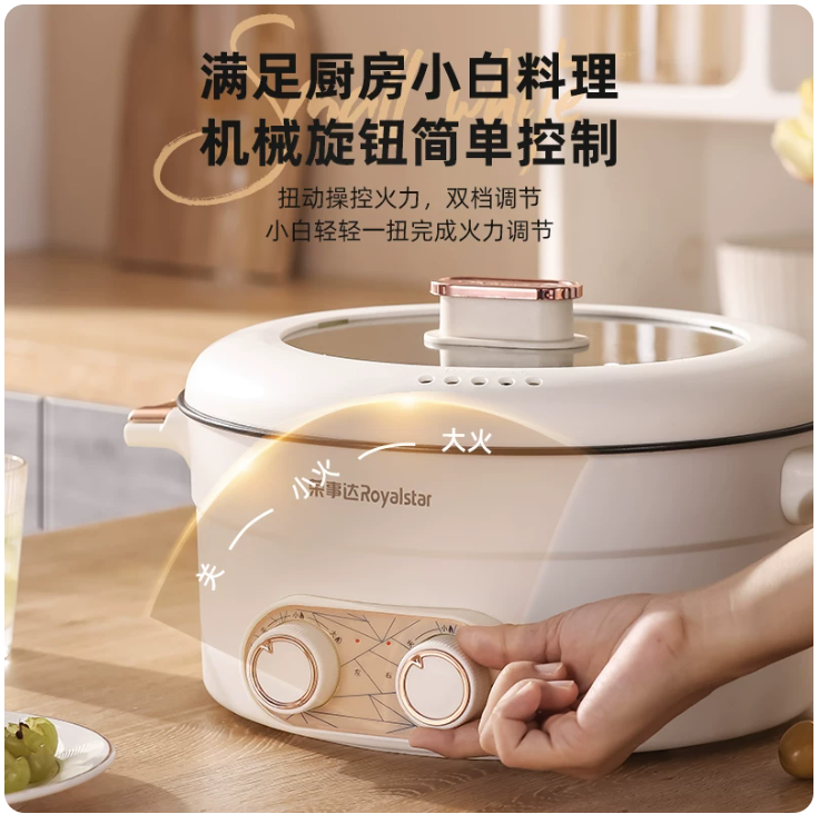 TwinTaste Dual Control Electric Hot Pot