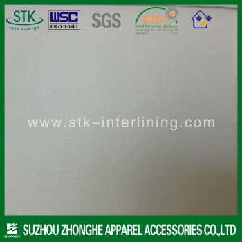 100% high quality Cotton fusible interlining fabric for garment