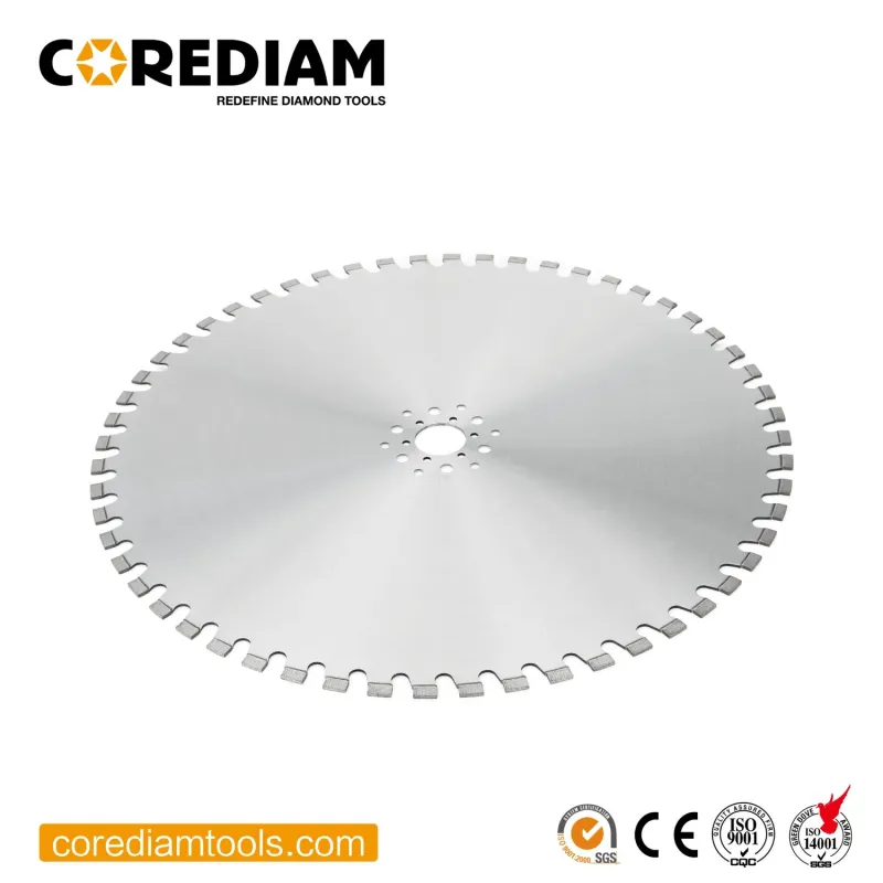 1000mm Laser Welded Wall Saw Blade for Reinforced Concrete Cutting