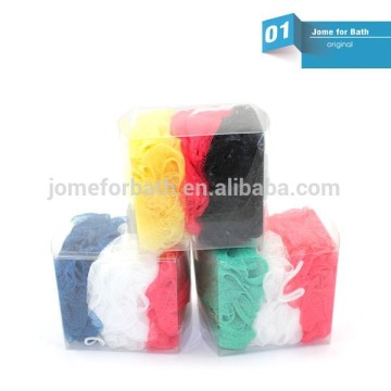 Promotional PE Mesh Bath Sponge Set For Men