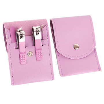 4-Piece Multi-Color Portable Stainless Steel Nail Clipper Set: Your Comprehensive Grooming Kit for Manicures, Pedicures, and Ear Care