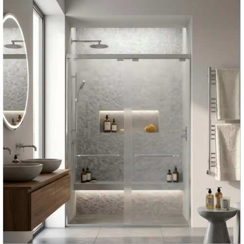 Box de chuveiro deslizante de aço inoxidável Y223Z