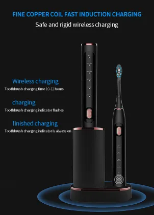 C&C Magnetic Levitation Toothbrush Stand: Dual-Mode Charging with DuPont Nylon Bristles