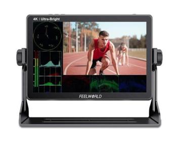 FEELWORLD LUT11H 10.1 Inch 4K HDMI Ultra Bright 2000nit Touch Screen DSLR Camera Field Monitor