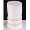 Mixed tapered brush bristles for shoes cleaning brush