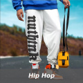 Pantaloni da uomo hip hop logo personalizzato