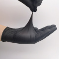 Guanti di nitrile neri 6mil