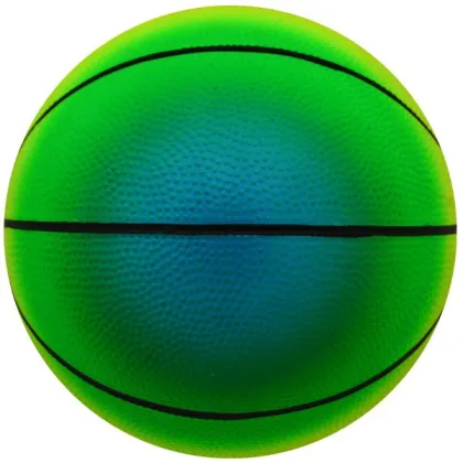 High quality PVC Colorful rainbow baksetball