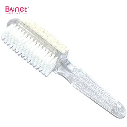 Pimice stone foot file with foot srubber brush