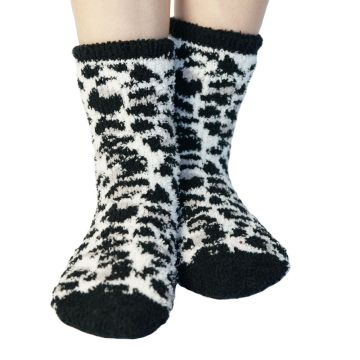 Custom Thermal Lounge Anti Slip Fleece Fluffy Socks