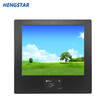 17 &quot;PC Panel Industri Pembaca Kartu Stasiun Dinding