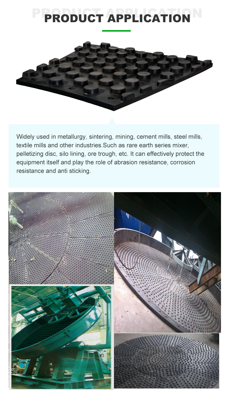 To drawingHigh wear resistance, self lubrication and high temperature resistant rare earth nylon ball plate lining