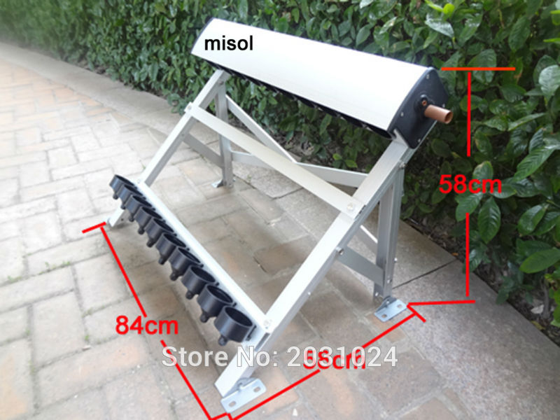 manifold (10 holes) with bracket for solar collector (tube 58*500mm), for solar water heater