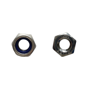 Quick Shipping Locknuts: DIN985 DIN982 Stainless Steel 304 Black Zinc Plated M4 M5 M6 Nylon Insert Lock Nuts, Including M3 Sizes