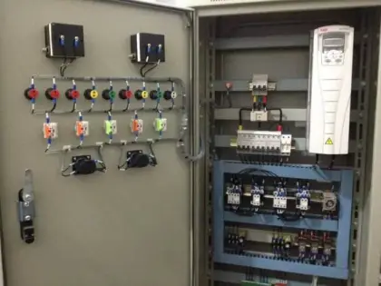 Automatic ABB frequency control cabinet