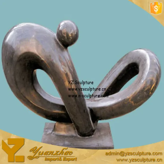 Black Marble Abstract Art Statue(ABS381)