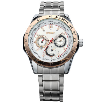 Casual Stainless Steel Quartz Watch Men