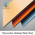 Hoja de panel de plástico de aluminio con fluorocarbono recubierto de PVDF