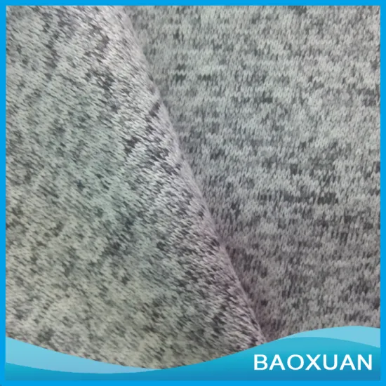 polyester cationic hacci knit fleece fabric