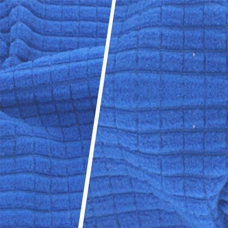 Breathable Knitting Fleece Brushed Dyed Fabrics