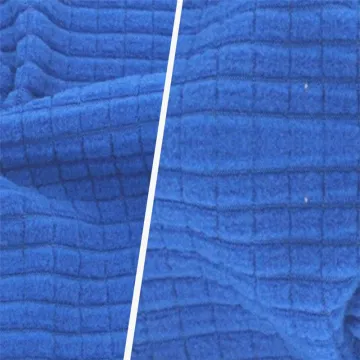 Breathable Polar Fleece Blue DTY Brushed Stretch Fabrics