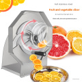 Commercial cut into pieces machine Manual Stainless Steel Vegetable Fruit Slicer Thick Adjustable Slicer household slicing