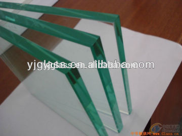 19mm thick clear float toughened glass