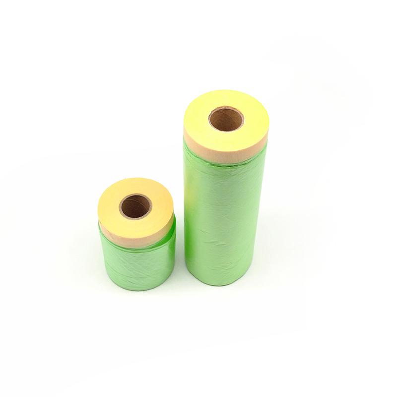 Green Masking Film With Tape