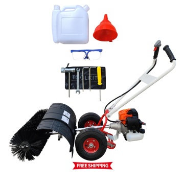 Push-Type Two-Stroke Gasoline Lawn Sweeper for Artificial Lawn Cleaning