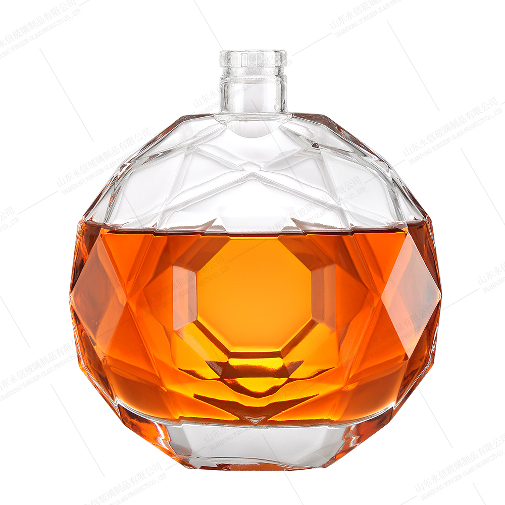 Glass Square Bottle XO Cognac manufacturer