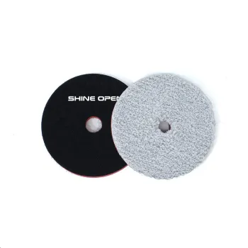 SHINEOPEN 5\" (125MM) Soft Microfiber Wax Removal Detailing Wax Applicator Pads: Ideal for Waxing and Polishing