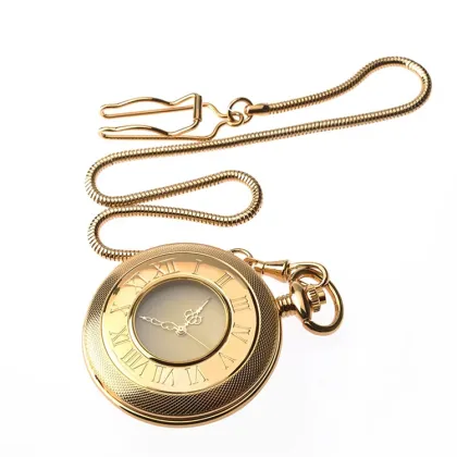 Vintage Pocket Watch Half Hunter Gents Watch