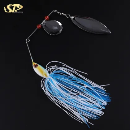 Booyah Jig Bait Indiana Slow Willow Leaf Spinner Fishing Lures 21g 28g SUPERIORFISHING